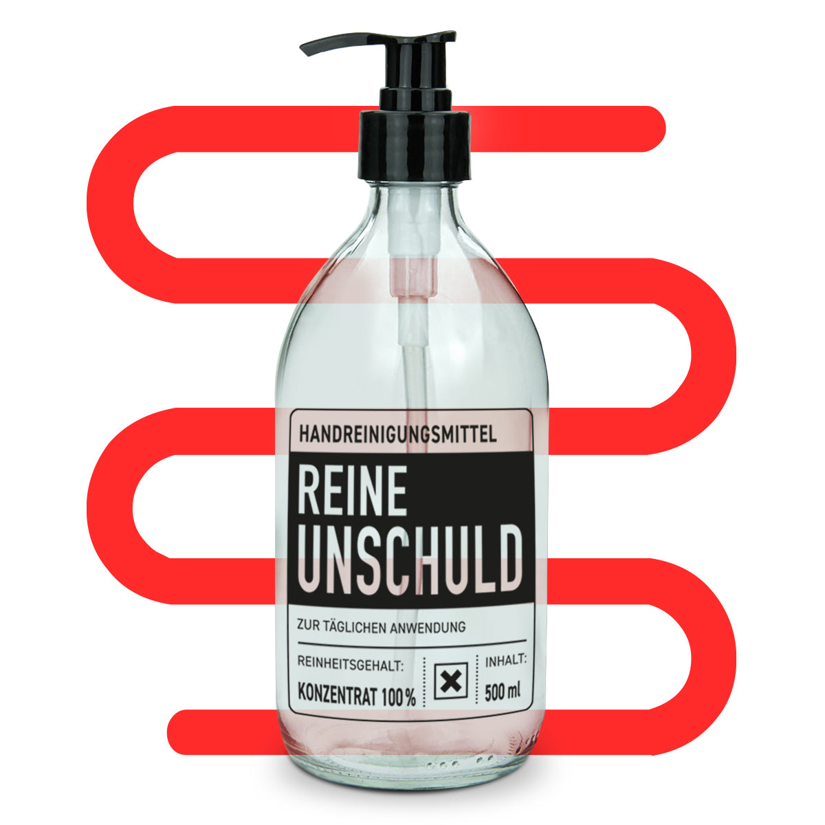 Reine Unschuld Seifenspender, transparent